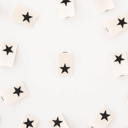 Organic Cotton Labels: Black Star