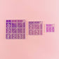 Mini Squares Set – Iridescent Quilting Rulers