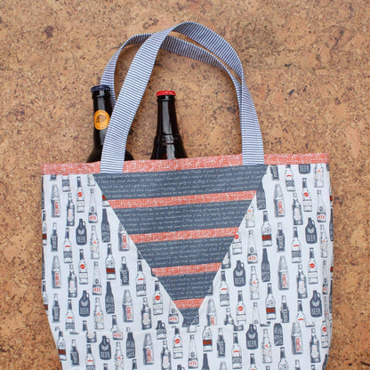 Teddy Tote Bag Pattern: Printed