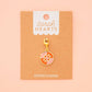 Sewing Machine Removable Zipper Charm: Round Quilt Star