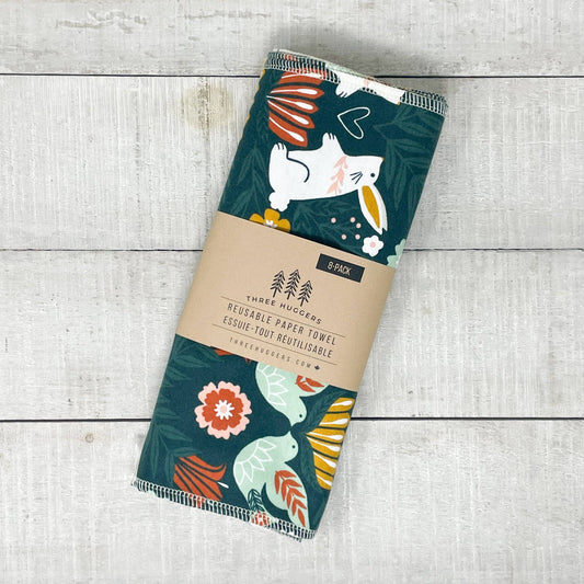 Organic Reusable Paper Towels  - Bunnies & Doves