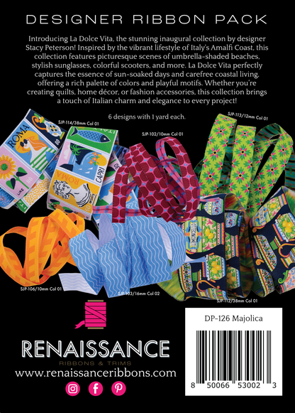 La Dolce Vita Majolica – Designer Ribbon Pack