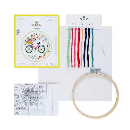 DMC Beginner Cross Stitch Kit – Bicycle