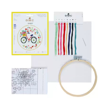 DMC Beginner Cross Stitch Kit – Bicycle