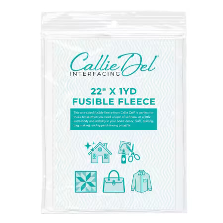 Callie Del™ Fusible Fleece – 22" x 1 Yard Package