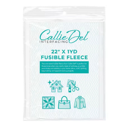 Callie Del™ Fusible Fleece – 22" x 1 Yard Package