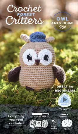Crochet Forest Critters Amigurumi Kit – Owl
