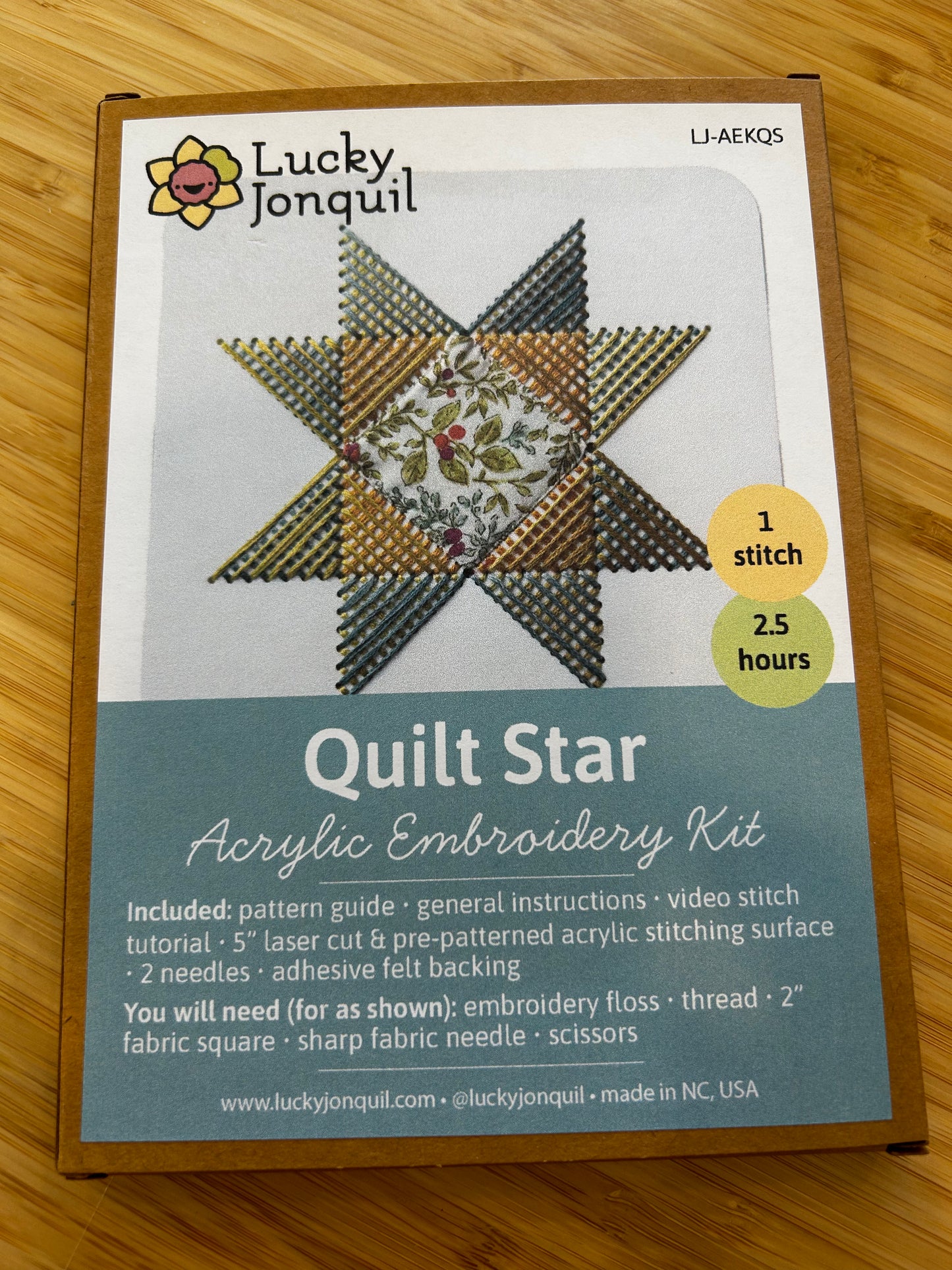 Lucky Jonquil Quilt Star Kit
