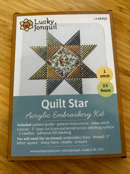 Lucky Jonquil Quilt Star Kit