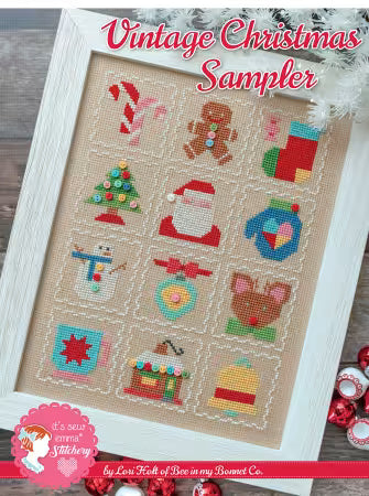 Vintage Christmas Sampler – Cross Stitch Pattern by Lori Holt