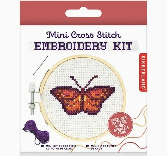 Counted Cross Stitch Butterfly Embroidery Kit