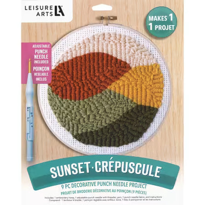 Kit Punch Needle Sunset