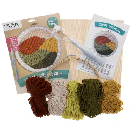 Kit Punch Needle Sunset