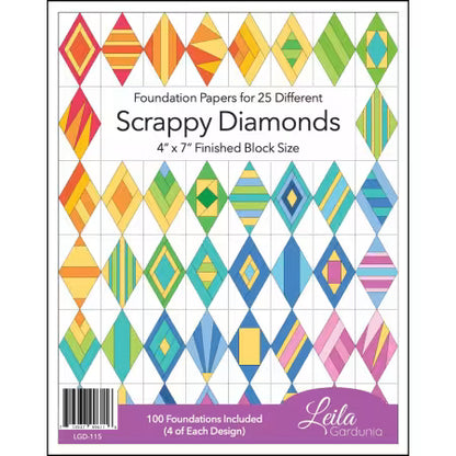 Scrappy Diamonds Foundation Paper Pad