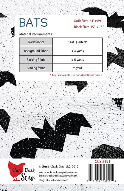 Bats Quilt Pattern