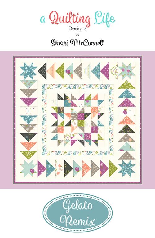 Gelato Remix Mini Charm Quilt Pattern by A Quilting Life Designs