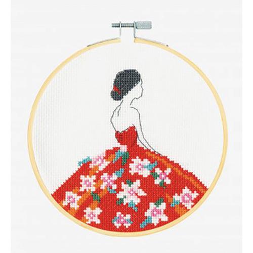 DMC Beginner Cross Stitch Kit - Carmen