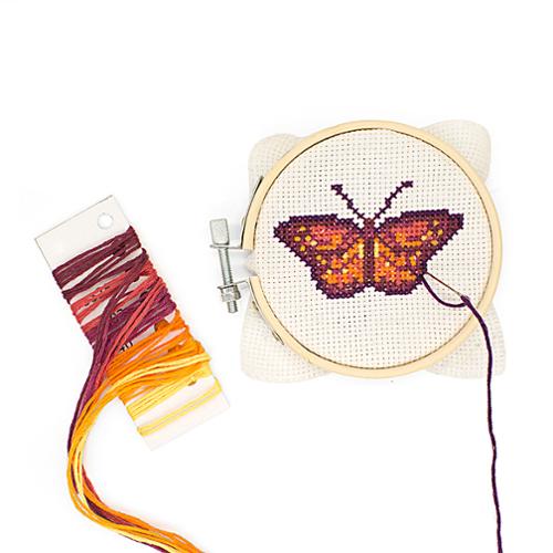 Counted Cross Stitch Butterfly Embroidery Kit