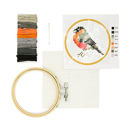 Counted Cross Stitch Bird Embroidery Kit