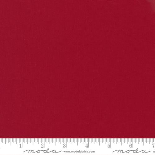 Bella Solids Country Red Yardage by Moda Fabrics