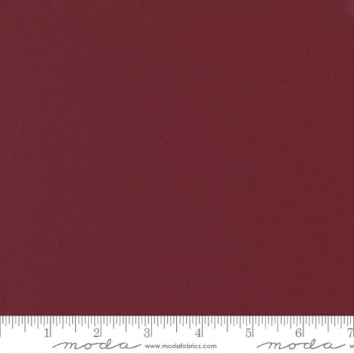 Bella Solids Burgundy Yardage by Moda Fabrics