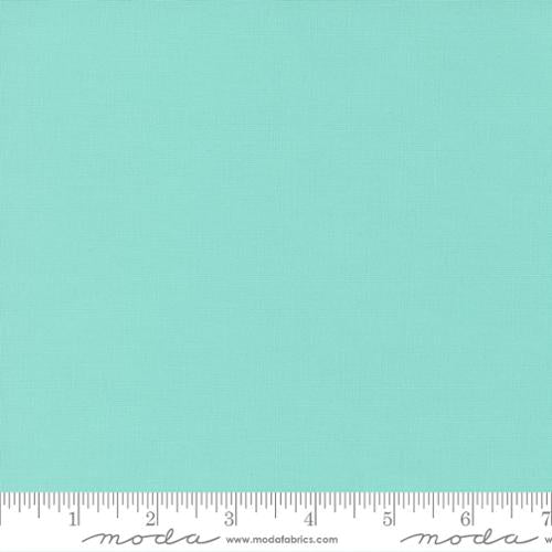 Bella Solids Aqua Yardage by Moda Fabrics
