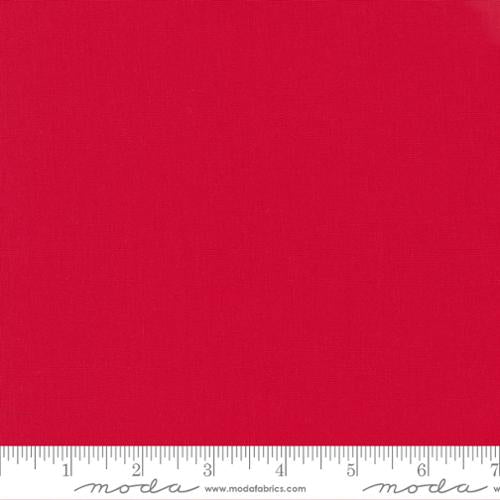 Bella Solids Betty’s Red Yardage by Moda Fabrics