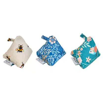 Cotton Fabric Weights – Floral Bird Woodblock