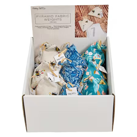 Cotton Fabric Weights – Floral Woodblock