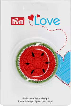 Crocheted Watermelon Pincushion