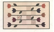 Tulips in Clover Pillow Kit & Pattern Kansas Troubles Quilters