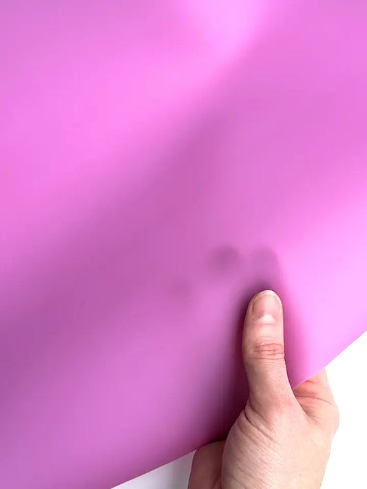 Slightly Transparent Purple Jelly Vinyl – 18" x 53"