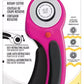 Olfa 45mm Ergonomic Rotary Cutter Magenta