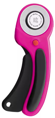 Olfa 45mm Ergonomic Rotary Cutter Magenta