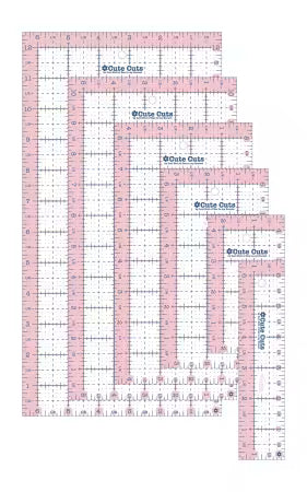 Cute Cuts™ Ruler Set by Lori Holt – 5 Piece