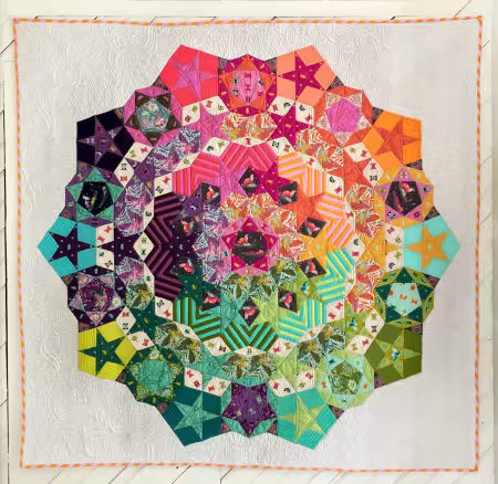 Tula Nova Complete Paper Piece Pack & Pattern | English Paper Piecing Quilt Kit