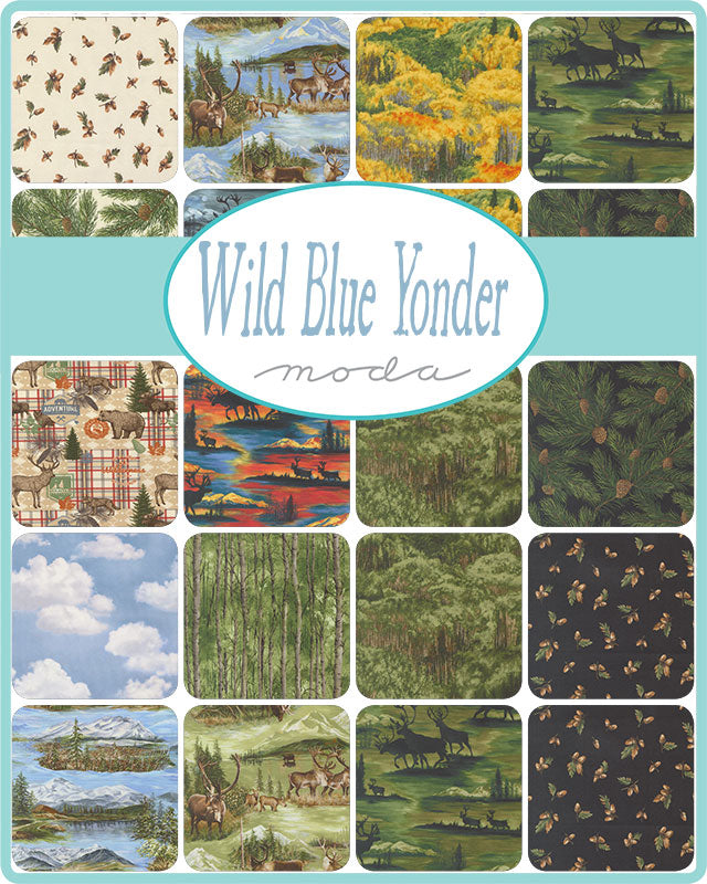 Wild Blue Yonder Charm Pack – 42 Piece Precut Fabric Collection