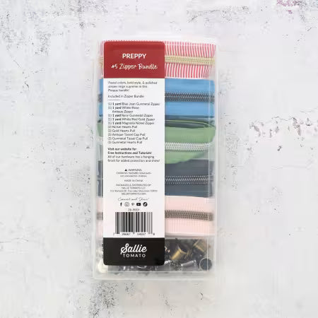 Sallie Tomato - Preppy Zipper Bundle