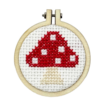 Mini Matchbox Cross Stitch Kit: You're a Fungi!
