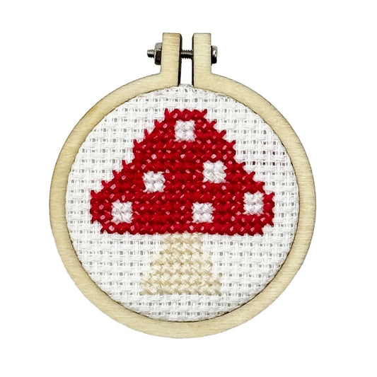 Mini Matchbox Cross Stitch Kit: You're a Fungi!