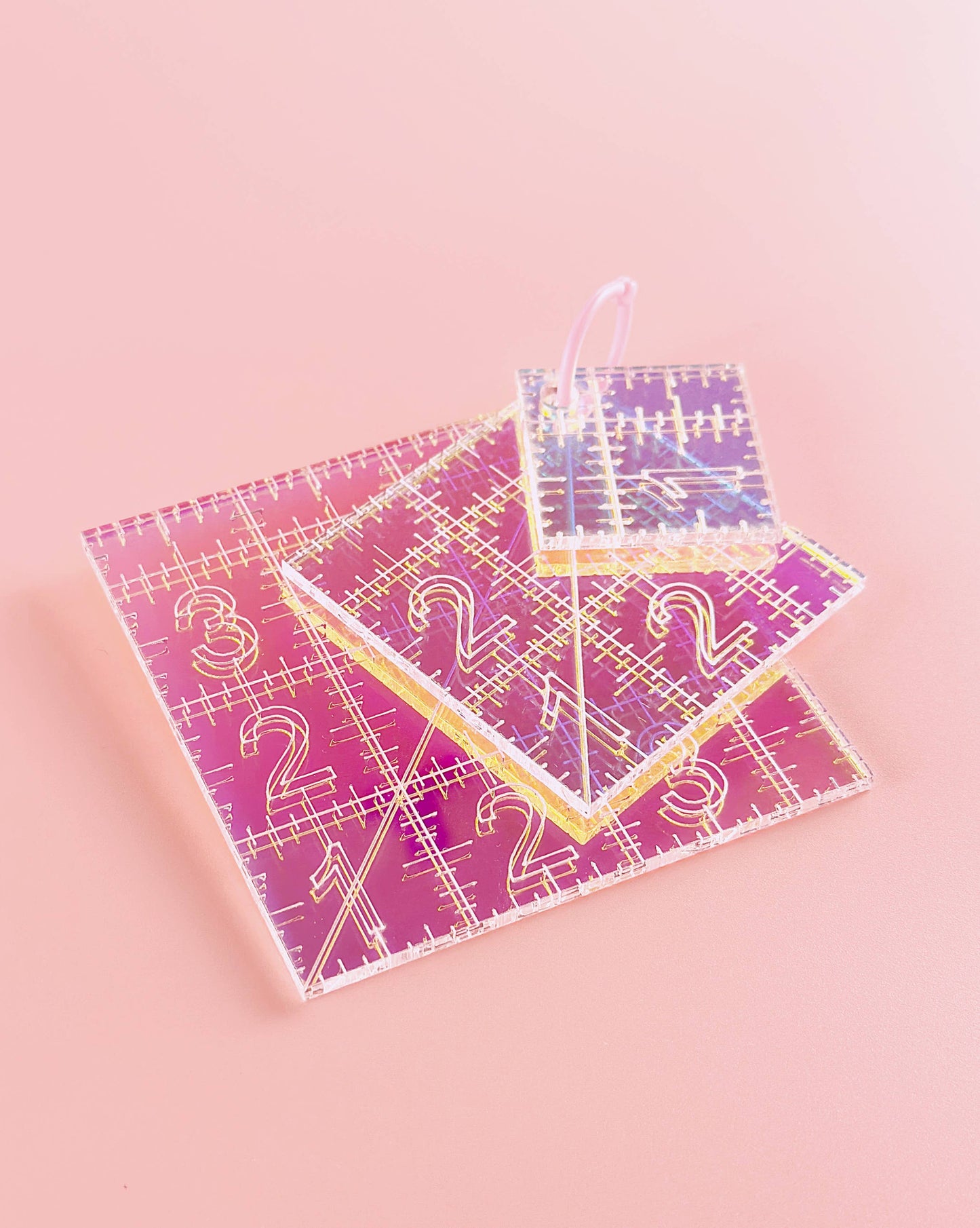 Mini Squares Set – Iridescent Quilting Rulers