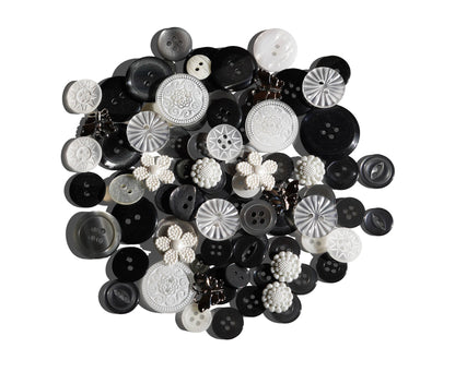 Neutrality Treasure Box – Designer Buttons by Buttons Galore & More ⚪✨