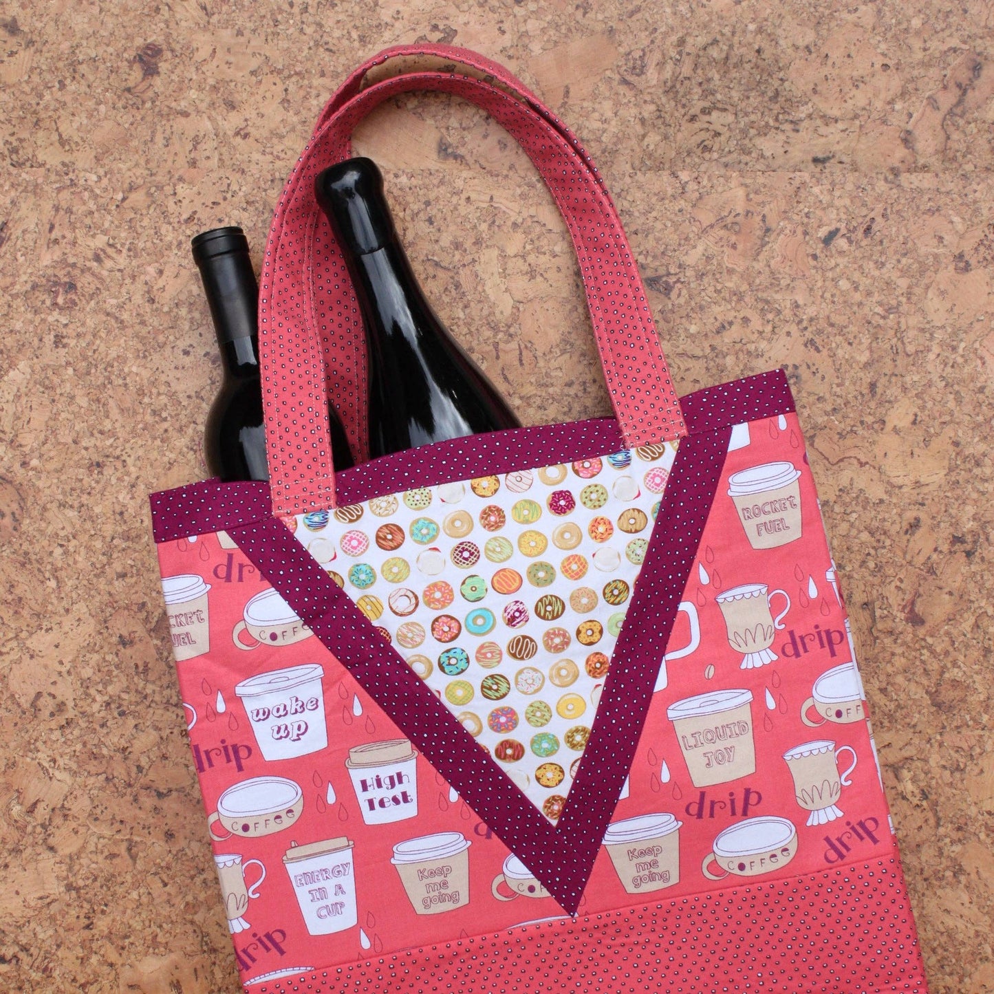 Teddy Tote Bag Pattern: Printed