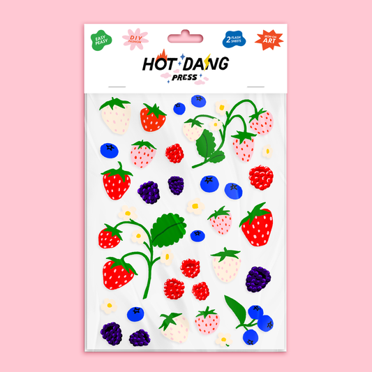 Iron On Sheet Set: Oops All Berries