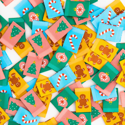 Christmas Holiday Stocking Stuffer - Sewing Woven Quilt and Garment Labels