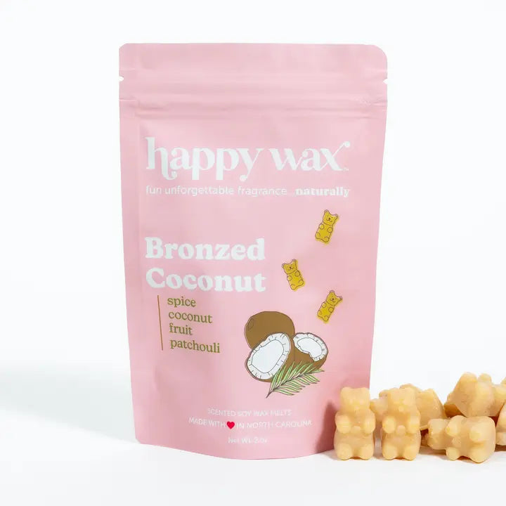 Happy Wax: Bronzed Coconut Wax Melts - 2oz Pouch