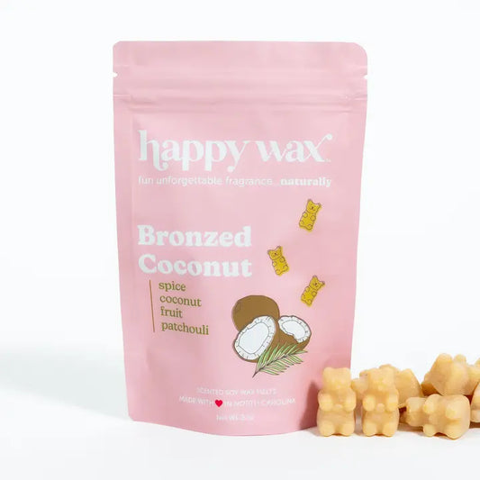Happy Wax: Bronzed Coconut Wax Melts - 2oz Pouch