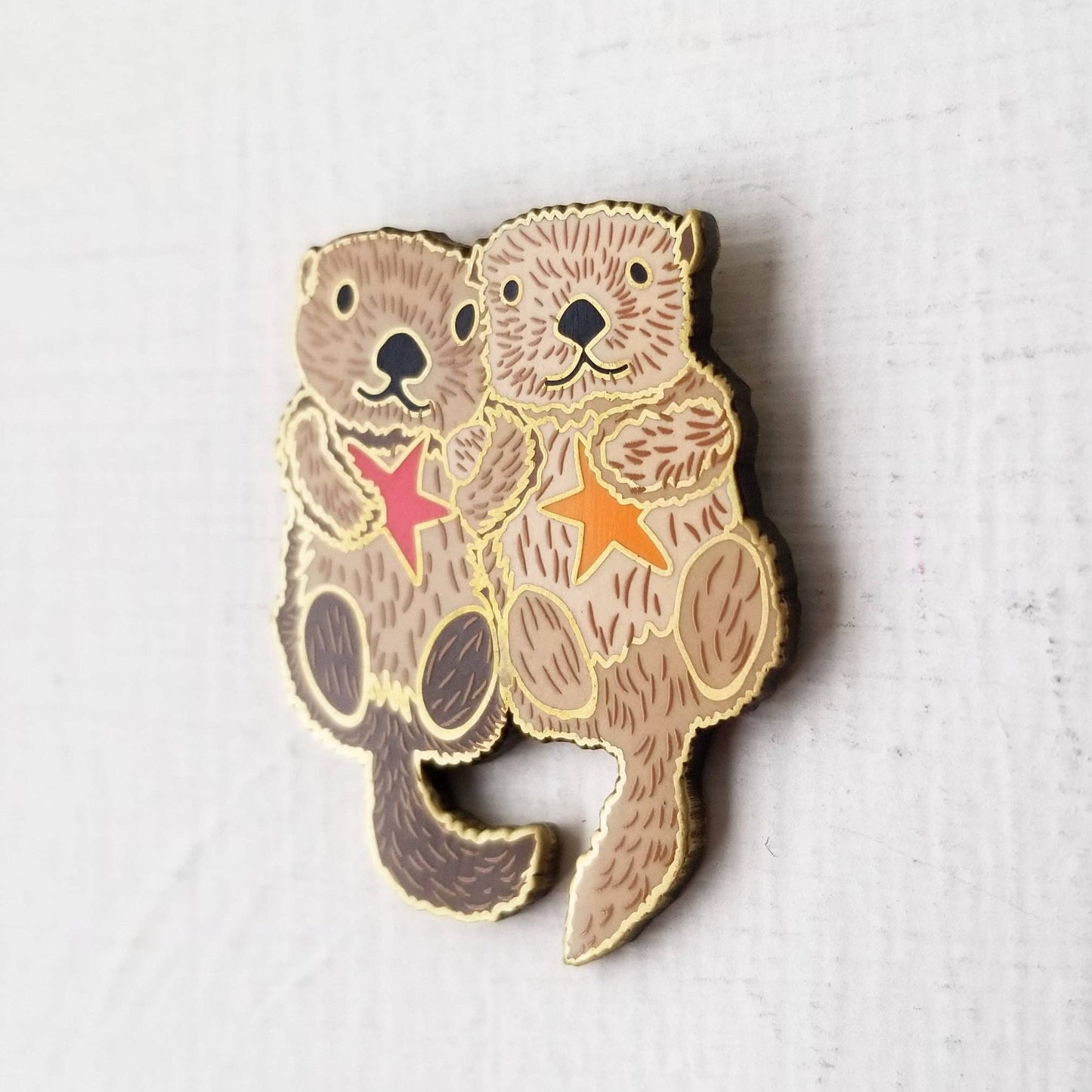 Sea Otter Needle Minder – Hard Enamel with Magnetic Back