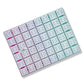 8” x 6” Quilting Ruler - Pink to Teal Gradient | Glitter
