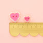 Large Sweet Heart Buttons – Eco-Friendly Charm for Every Creation